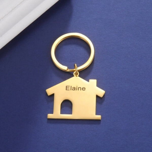 Home Name Keychain